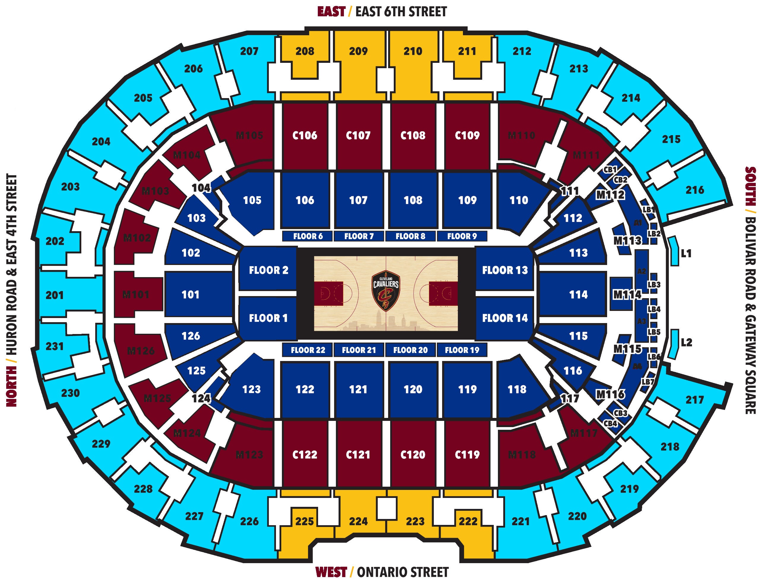 Final Four Seating Chart 2019