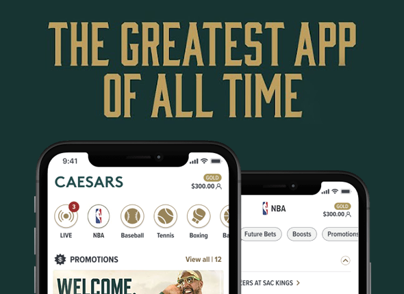 Caesars Sportbook Mobile App Thumbnail