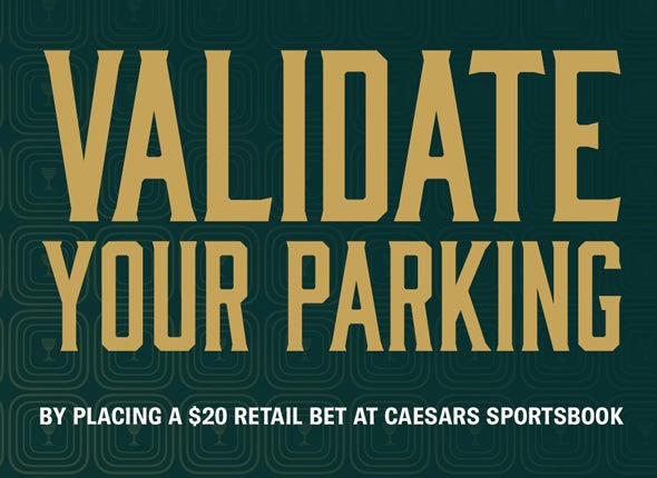 Validate Your Parking By Placing a $20 Retail Bet at Caesars Sportsbook