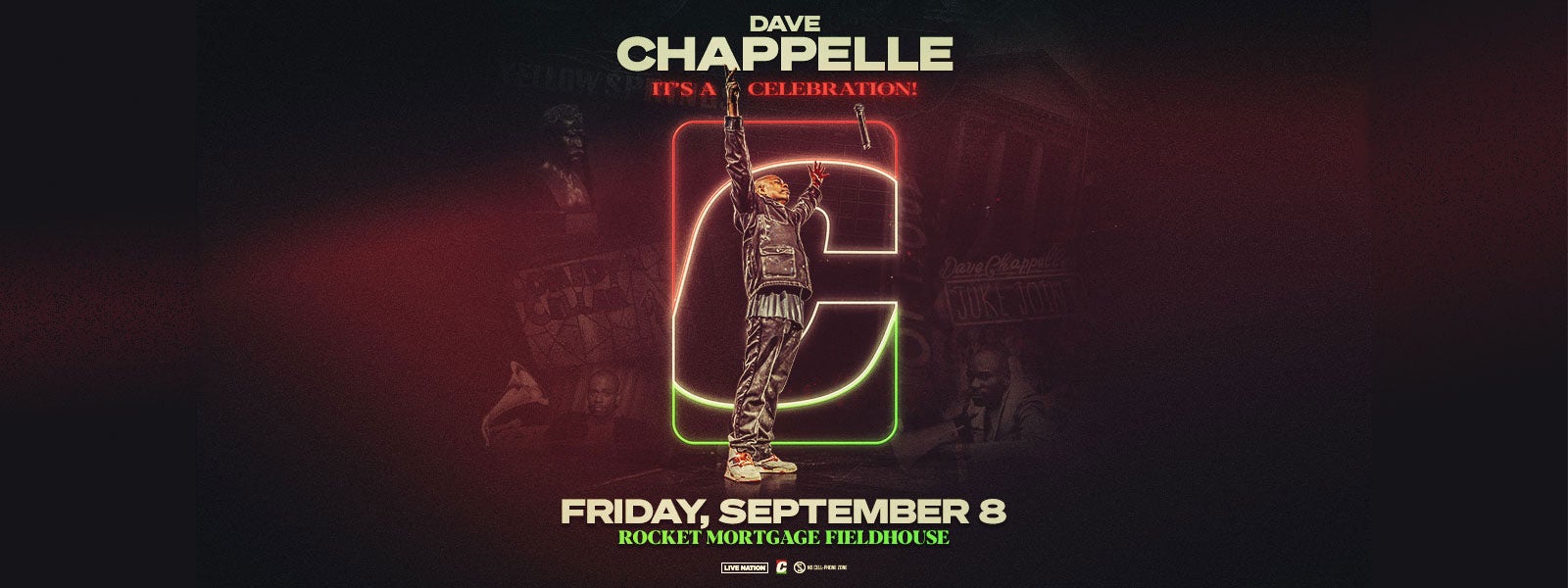 Dave Chappelle Live at Rocket Mortgage FieldHouse on Friday, September 8th