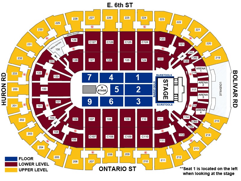 The Q Seating Chart