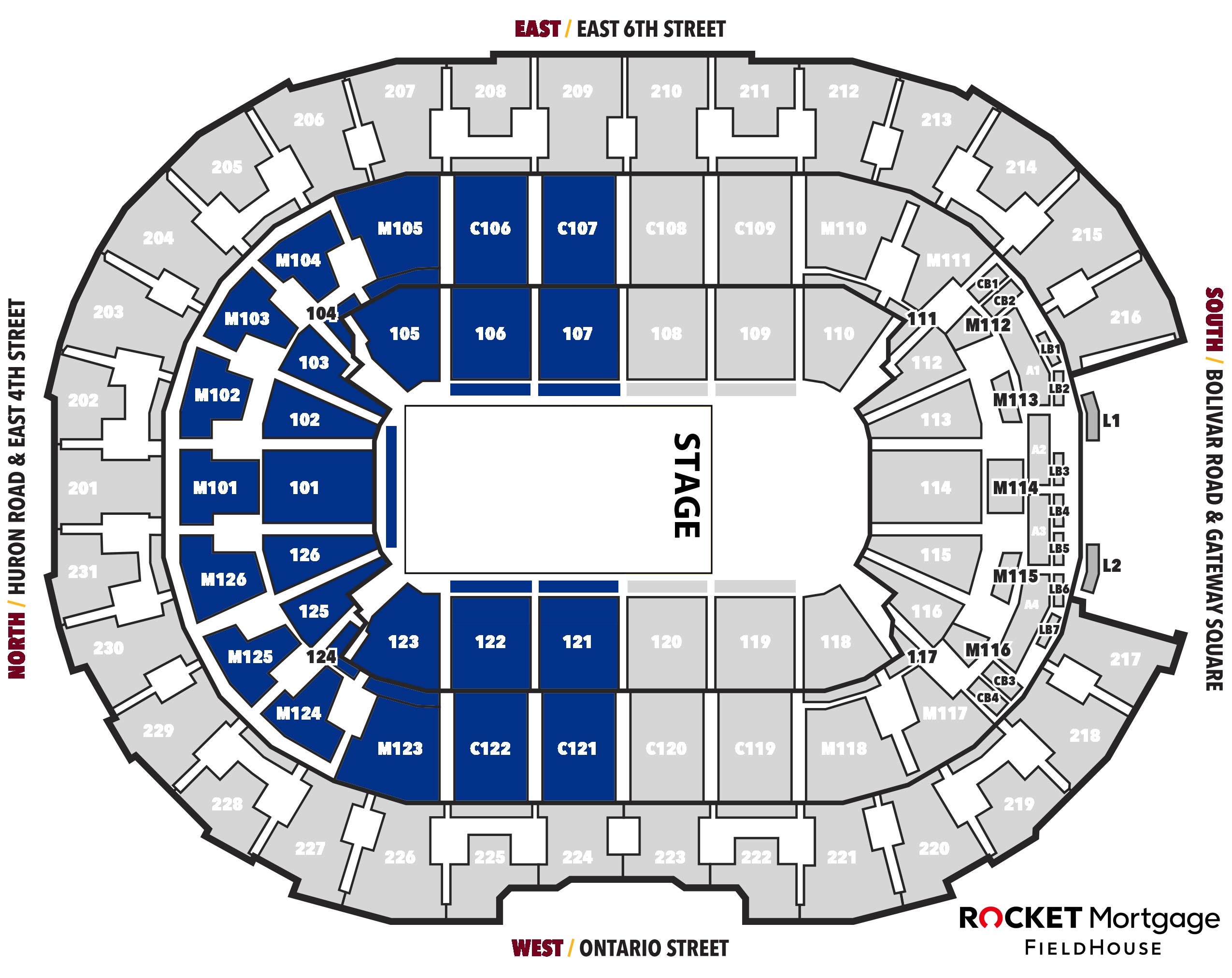 Q Arena Seating Chart Monsters