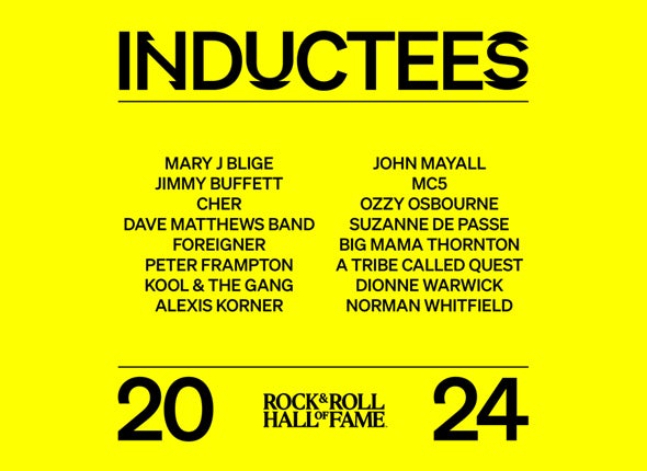 More Info for 2024 Rock & Roll Hall of Fame Induction Ceremony